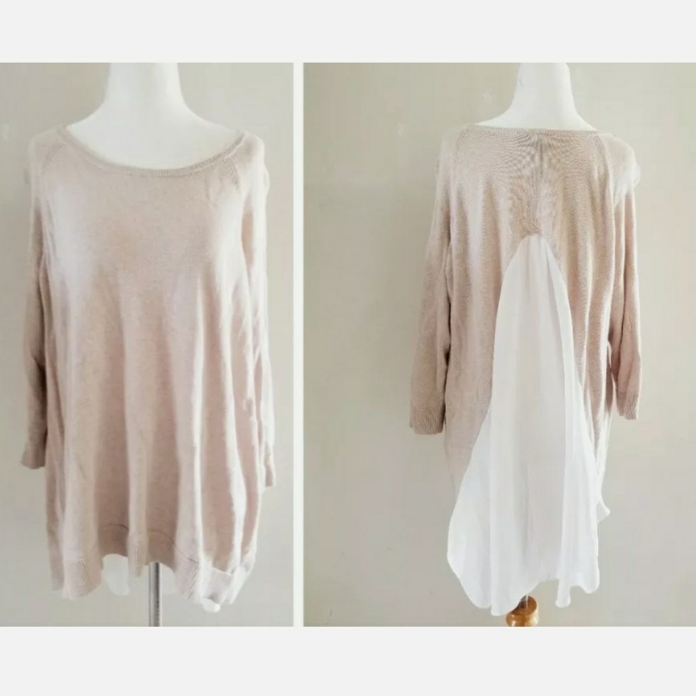 Lane Bryant Chiffon Back Sweater 18/20 Bundle
